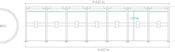 INTEX Базен PRISM FRAME 457x122 cm - Image 6