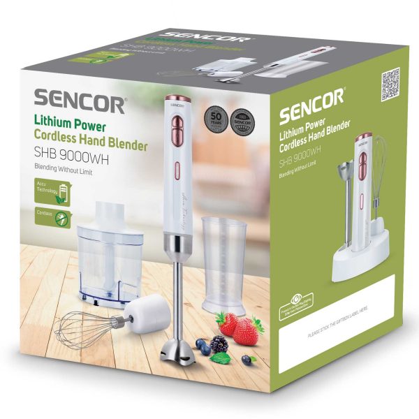 SENCOR Безжичен рачен пасатор SHB 9000WH - Image 12