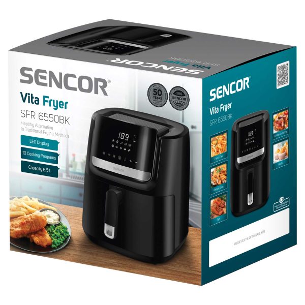 SENCOR Фритеза без масло SFR 6550BK - Image 8