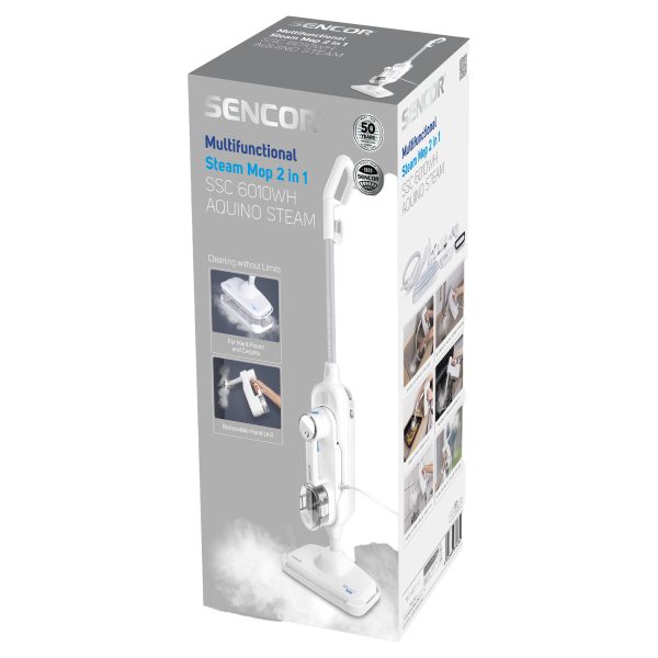 SENCOR 2 во 1 Чистач на пареа SSС 6010WH - Image 17