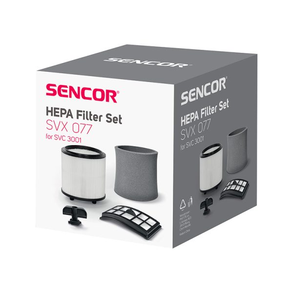 SENCOR СЕТ 3 Филтери за  SVC 3001 - Image 1