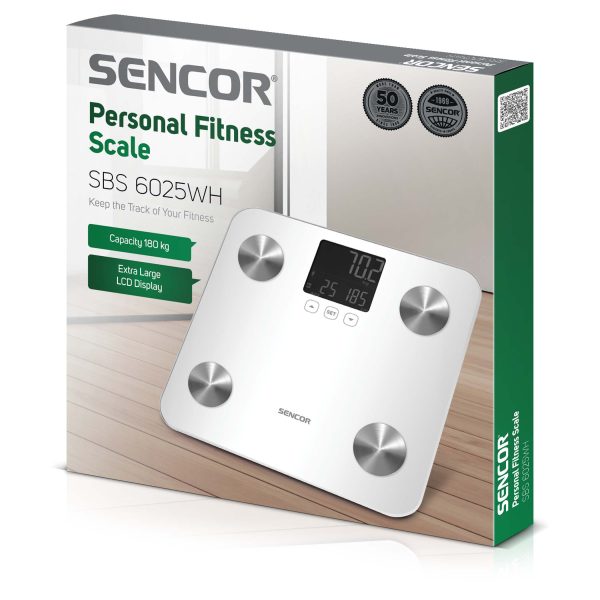 SENCOR Фитнес телесна вага SBS 6025WH - Image 5
