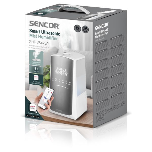 SENCOR Смарт навлажнувач на воздух SHF 7647WH - Image 10