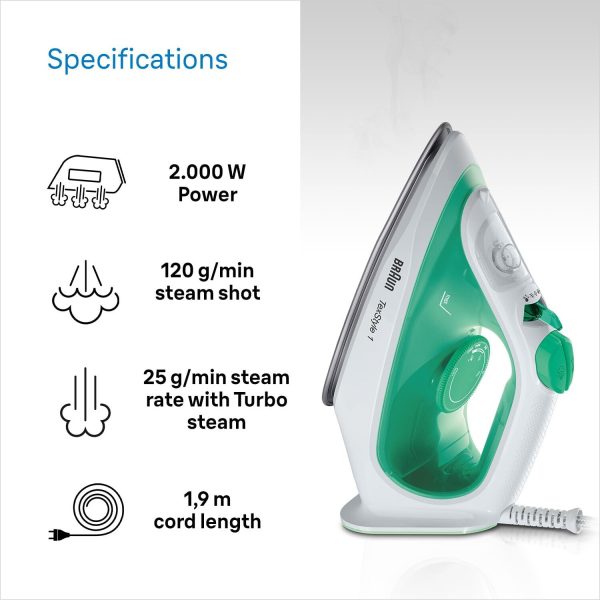BRAUN Пегла на пареа SI 1040GR - Image 4