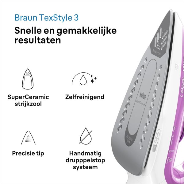 BRAUN Пегла на пареа SI 3030PU - Image 3