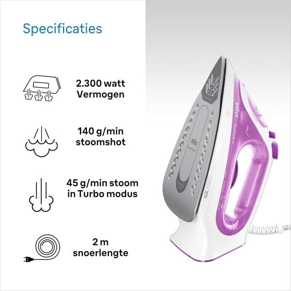 BRAUN Пегла на пареа SI 3030PU - Image 5