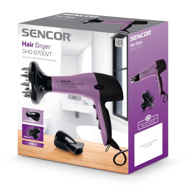 SENCOR Фен SHD 6700VT - Image 6