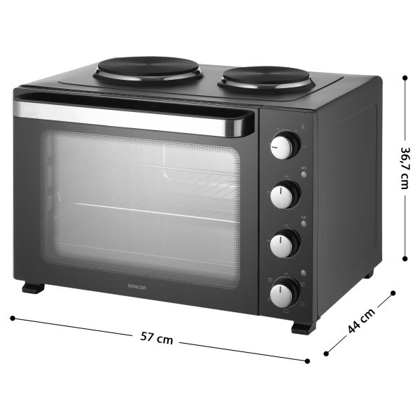 SENCOR Мини шпорет SEO 4800BK - Image 3